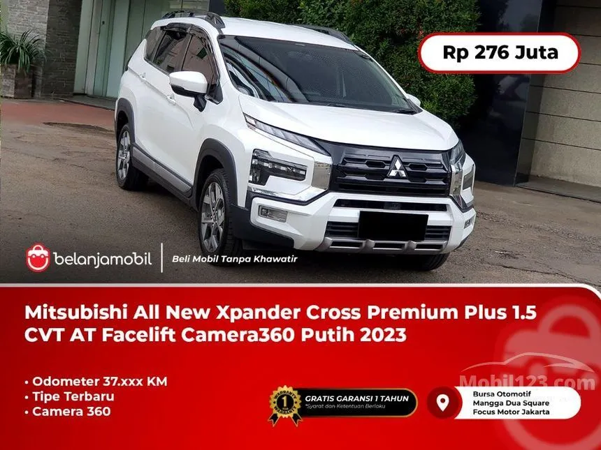 Jual Mobil Mitsubishi Xpander Cross 2023 Premium 1.5 di DKI Jakarta Automatic MPV Putih Rp 276.000.000