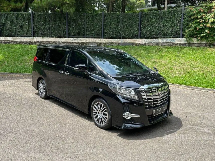 Jual Mobil Toyota Alphard 2015 SC 2.4 di DKI Jakarta Automatic MPV Hitam Rp 524.900.000