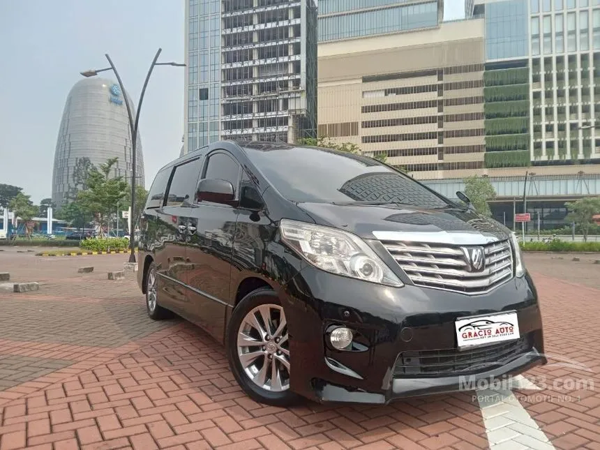 Jual Mobil Toyota Alphard 2011 G 2.4 di Banten Automatic MPV Hitam Rp 265.000.000