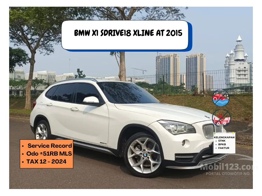 Jual Mobil BMW X1 2015 sDrive18i xLine 2.0 di Banten Automatic SUV Putih Rp 220.000.000