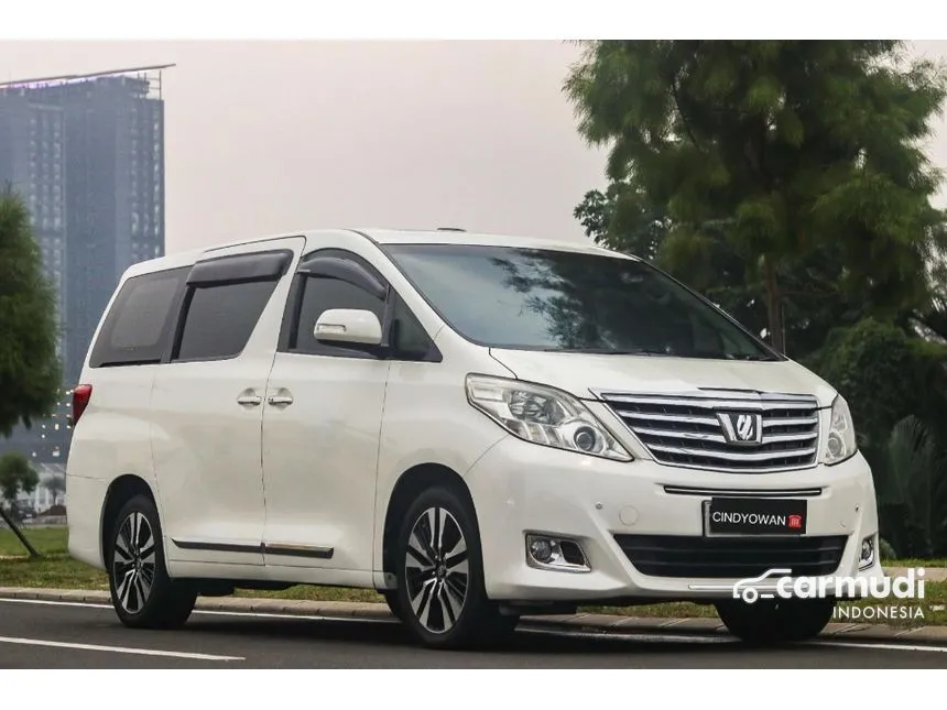 Jual Mobil Toyota Alphard 2012 VQ 3.5 di Banten Automatic MPV Kuning Rp 265.000.000