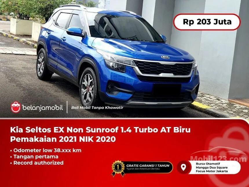 Jual Mobil KIA Seltos 2020 EX 1.4 di DKI Jakarta Automatic SUV Biru Rp 203.000.000