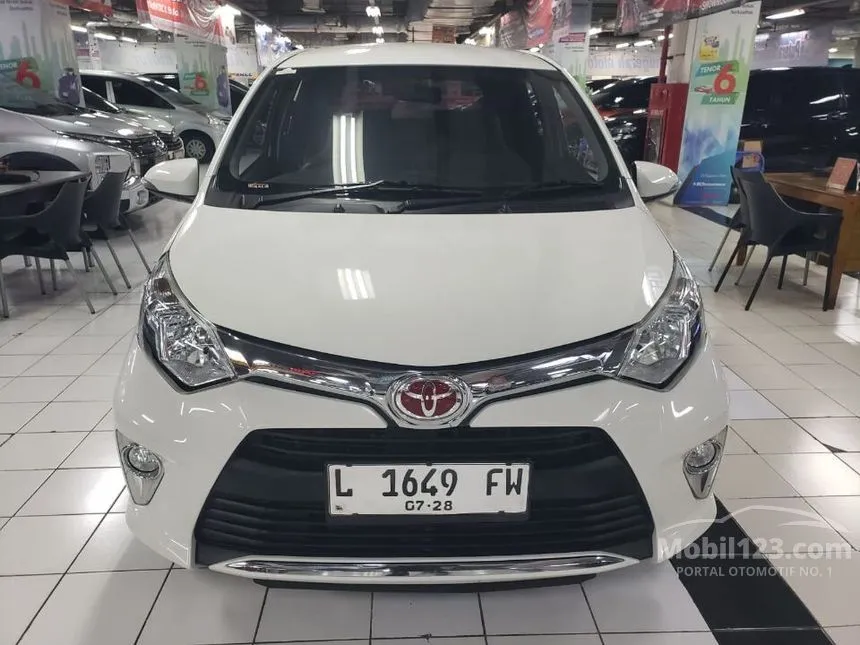 Jual Mobil Toyota Calya 2018 G 1.2 di Jawa Timur Automatic MPV Putih Rp 130.000.000
