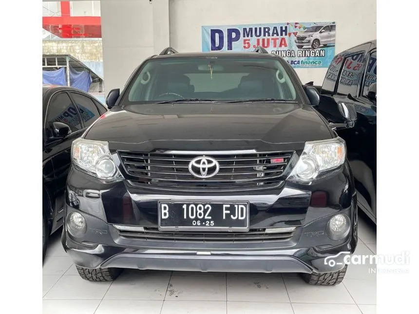 Jual Mobil Toyota Fortuner 2015 G Lux TRD 2.7 di Jawa Barat Automatic SUV Hitam Rp 255.000.000