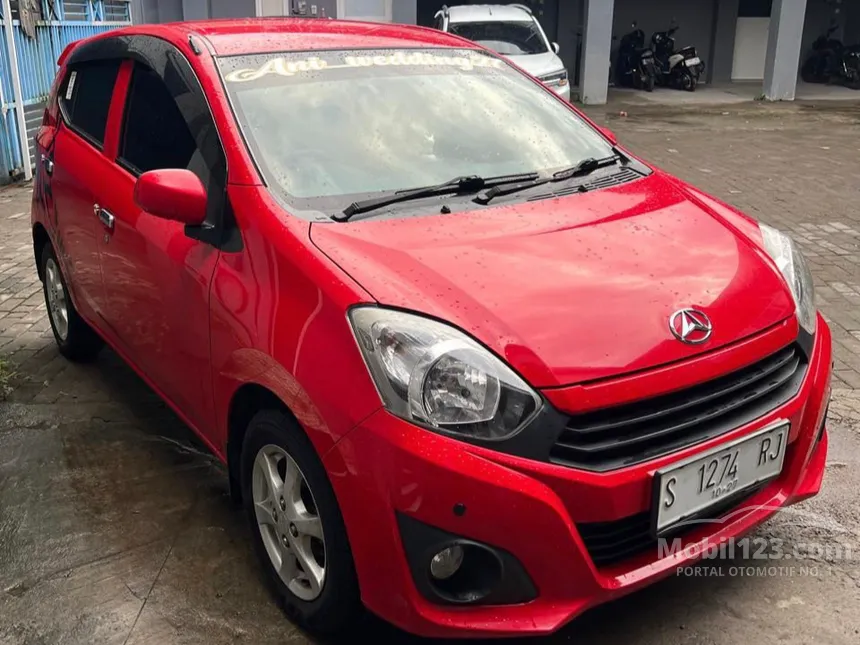 Jual Mobil Daihatsu Ayla 2017 M Sporty 1.0 di Jawa Timur Manual Hatchback Merah Rp 92.000.000