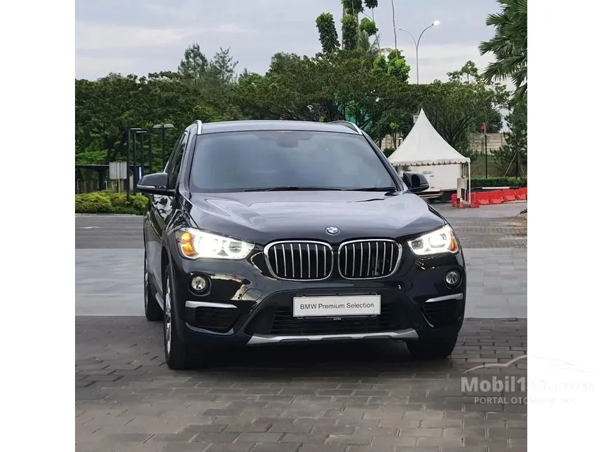 Jual Mobil BMW X1 2018 sDrive18i xLine 1.5 di Banten Automatic SUV Hitam Rp 575.000.000