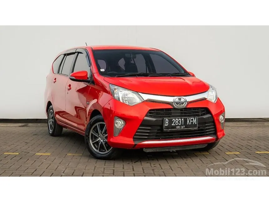 Jual Mobil Toyota Calya 2017 G 1.2 di Banten Automatic MPV Merah Rp 118.000.000