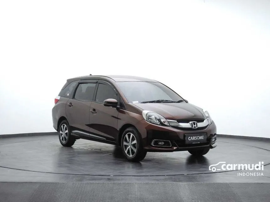 Jual Mobil Honda Mobilio 2016 E Prestige 1.5 di Jawa Barat Automatic MPV Marun Rp 134.000.000