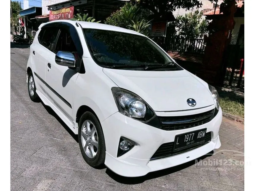 Jual Mobil Toyota Agya 2016 TRD Sportivo 1.0 di Jawa Timur Automatic Hatchback Putih Rp 105.000.000