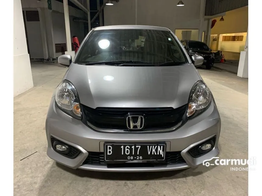 Jual Mobil Honda Brio 2016 Satya E 1.2 di Banten Manual Hatchback Silver Rp 106.900.000