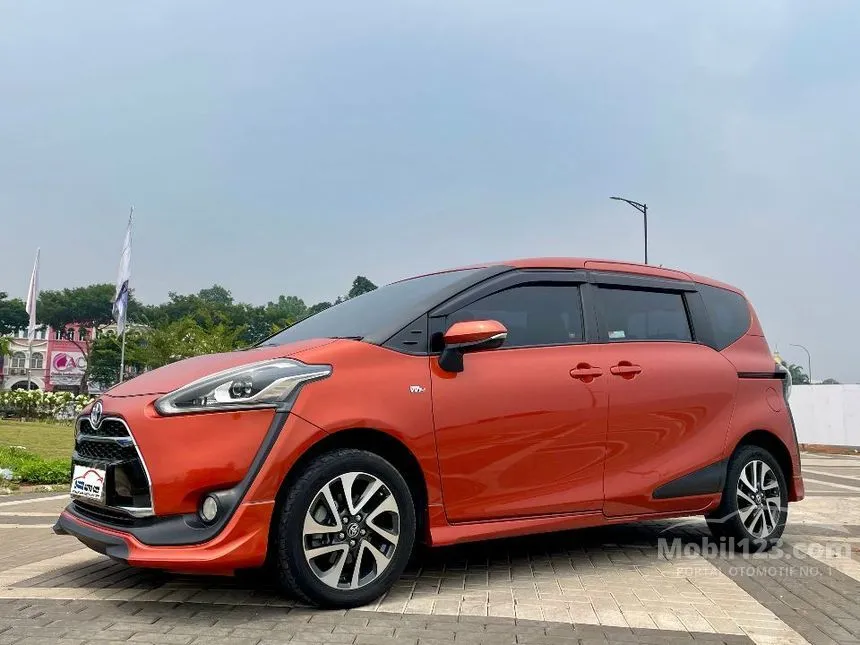 Jual Mobil Toyota Sienta 2016 Q 1.5 di Banten Automatic MPV Orange Rp 165.000.000