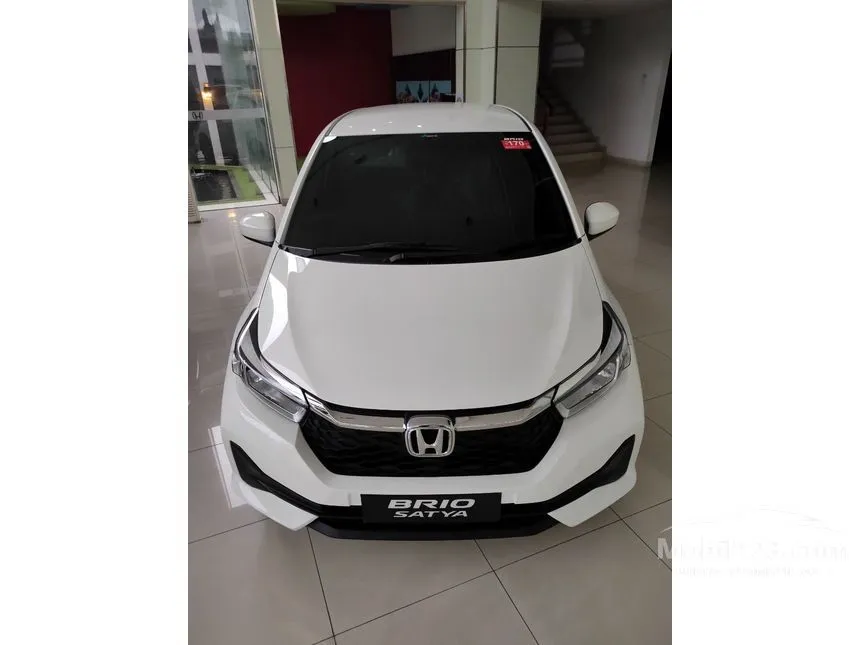 Jual Mobil Honda Brio 2024 E Satya 1.2 di Banten Manual Hatchback Putih Rp 175.000.000