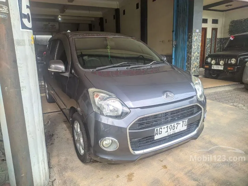 Jual Mobil Daihatsu Ayla 2014 X 1.0 di Jawa Timur Automatic Hatchback Abu