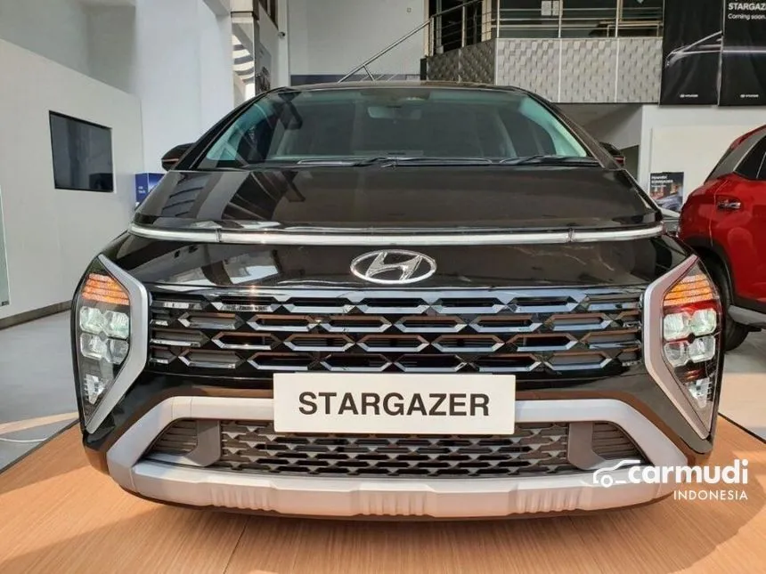Jual Mobil Hyundai Stargazer 2024 Prime 1.5 di Jawa Barat Automatic Wagon Hitam Rp 288.000.000