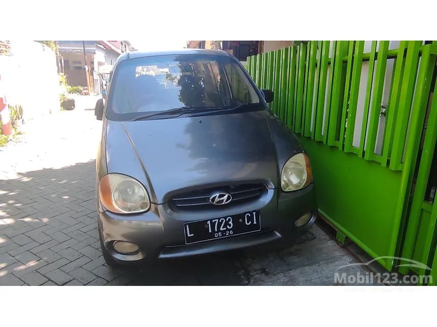 Jual Mobil Hyundai Atoz 2001 GLS 1.0 di Jawa Timur Automatic Hatchback Abu