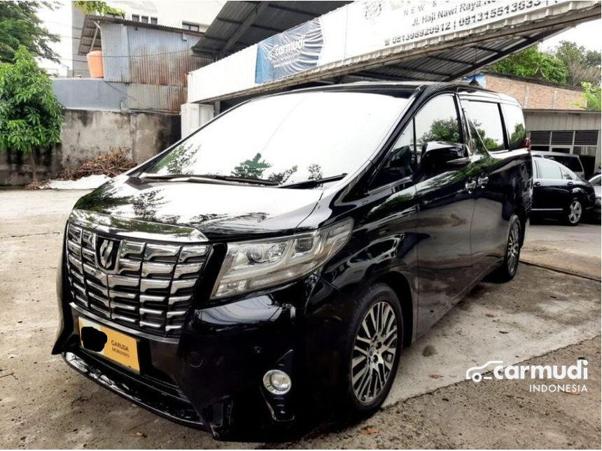 Jual Mobil Toyota Alphard 17 G 2 5 Di Dki Jakarta Automatic Van Wagon Hitam Rp 849 000 000 Carmudi Co Id