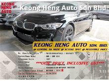 (ACTUAL YR MADE 2O14)(GST INCLU)(FULL SERVICE)(LOCAL SPEC)(1 OWNER)(VERY TIPTOP)(LIKE NEW)(M-SPORT KITs) BMW F30 320i 2.0 LUXURY TWINTURBO POWER