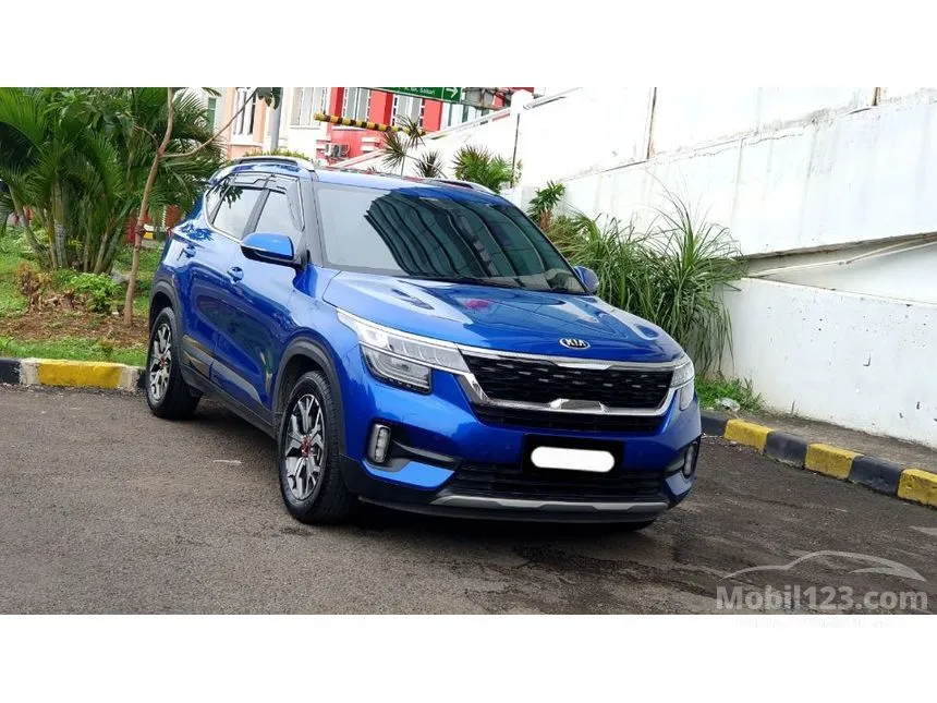 Jual Mobil KIA Seltos 2021 EX+ 1.4 di DKI Jakarta Automatic SUV Biru Rp 255.000.000