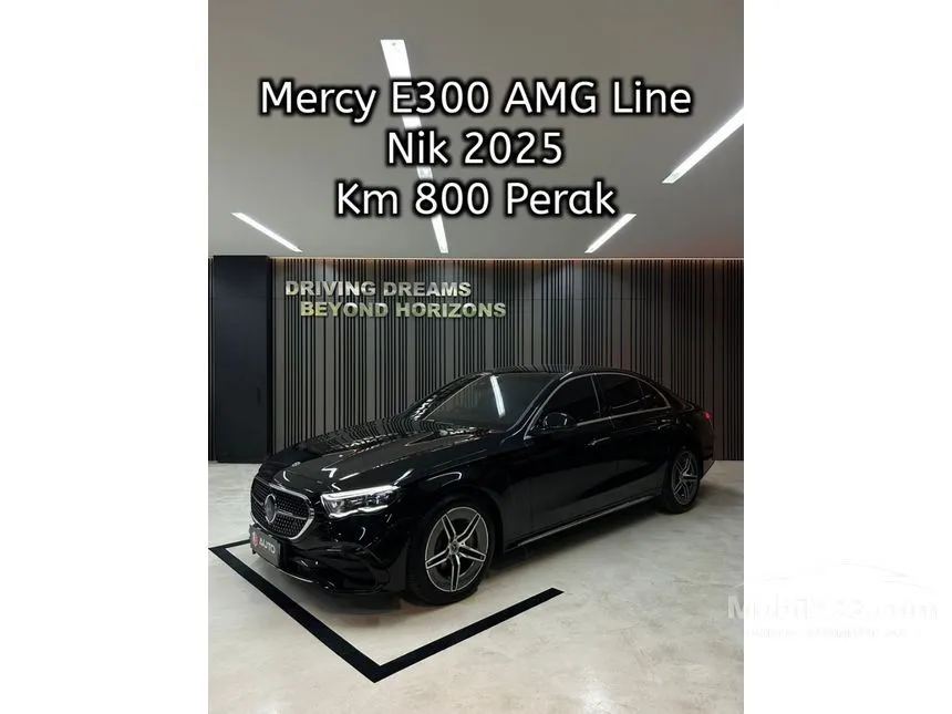2025 Mercedes-Benz E300 AMG Line Sedan