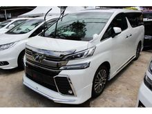 2015 Toyota Vellfire 2.5 Z G Spec (A) UNREG -- SEE TO BELIEVE --