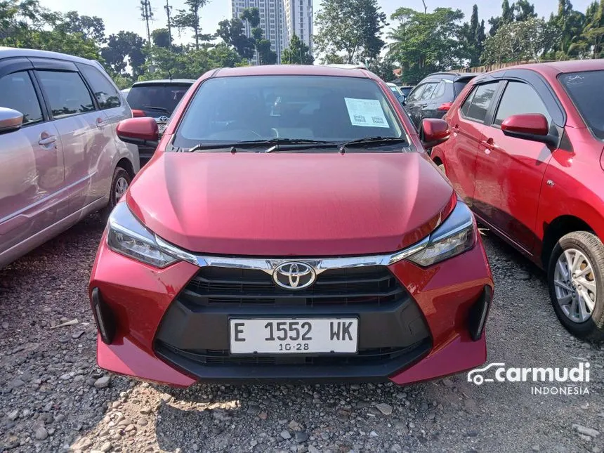 Jual Mobil Toyota Agya 2023 G 1.2 di DKI Jakarta Automatic Hatchback Merah Rp 150.000.000