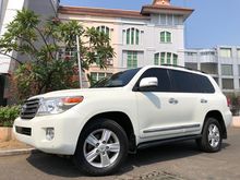 2013 Toyota Land Cruiser 4.5 Full Spec E SUV Diesel ATPM Nik2013 White On Black Km39rb Record Sunroof PBD 4Camera TDP.325JT