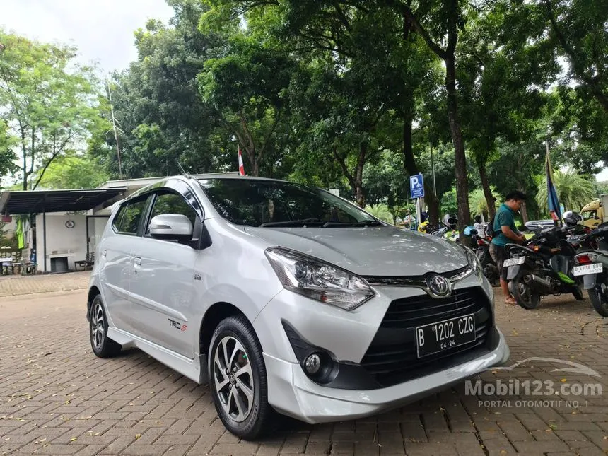 Jual Mobil Toyota Agya 2019 TRD 1.2 di DKI Jakarta Automatic Hatchback Silver Rp 119.000.000