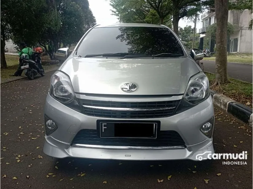 Jual Mobil Toyota Agya 2013 TRD Sportivo 1.0 di Jawa Barat Automatic Hatchback Silver Rp 85.000.000