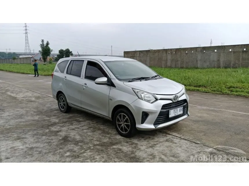 Jual Mobil Toyota Calya 2017 E 1.2 di Jawa Barat Manual MPV Silver Rp 95.000.000