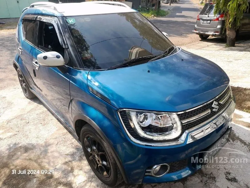 Jual Mobil Suzuki Ignis 2017 GX 1.2 di DKI Jakarta Automatic Hatchback Biru Rp 111.000.000
