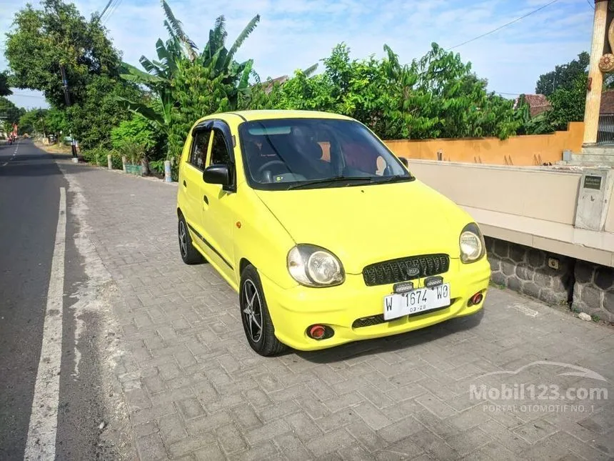 Jual Mobil KIA Visto 2001 1.0 di Jawa Timur Manual Hatchback Kuning Rp 45.000.000