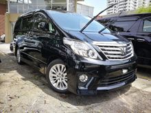 2012 Toyota Alphard 2.4 Sc Home Theatre - unreg