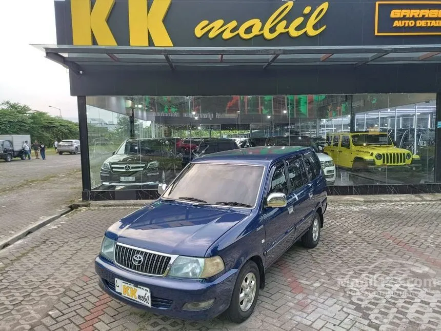 Jual Mobil Toyota Kijang 2002 Minibus GL Long (LGX) 2.4 di Jawa Timur Manual MPV Biru Rp 128.000.000