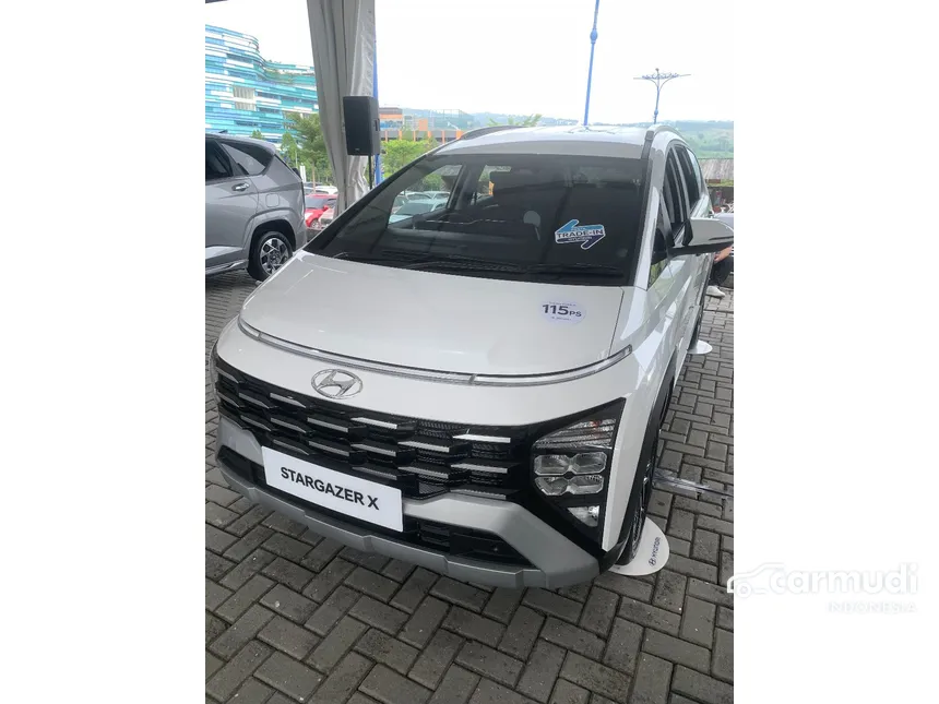 Jual Mobil Hyundai Stargazer X 2024 Prime 1.5 di DKI Jakarta Automatic Wagon Putih Rp 298.800.000