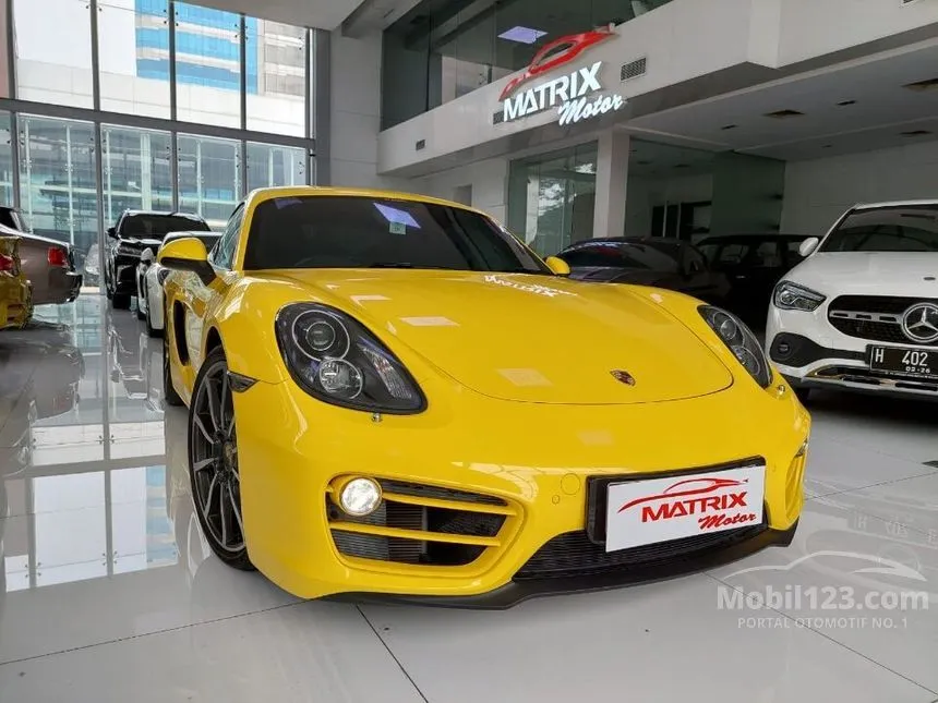 Jual Mobil Porsche Cayman 2014 2.7 di DKI Jakarta Automatic Coupe Kuning Rp 1.575.000.000