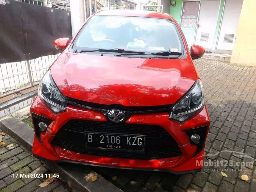 Jual Mobil Toyota Agya 2021 TRD 1.2 di DKI Jakarta Automatic Hatchback Merah Rp 125.000.000