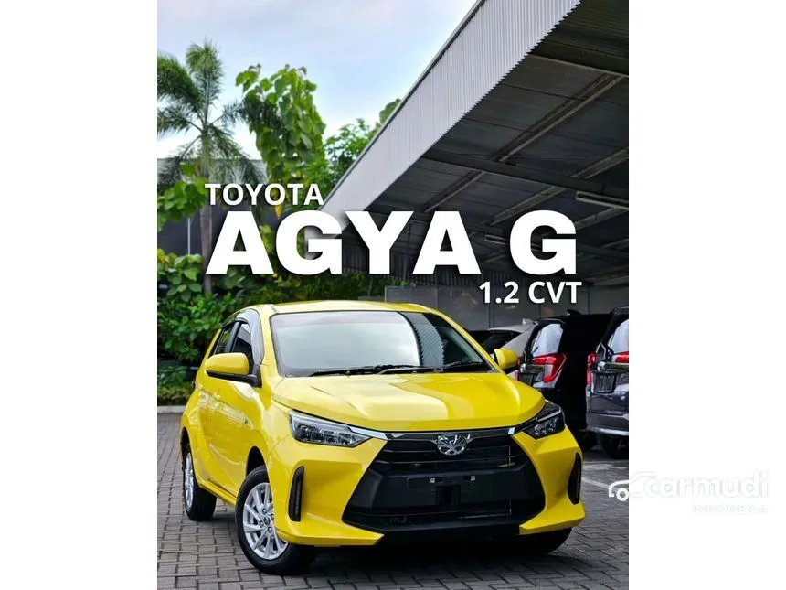 Jual Mobil Toyota Agya 2024 G 1.2 di DKI Jakarta Automatic Hatchback Kuning Rp 178.400.000