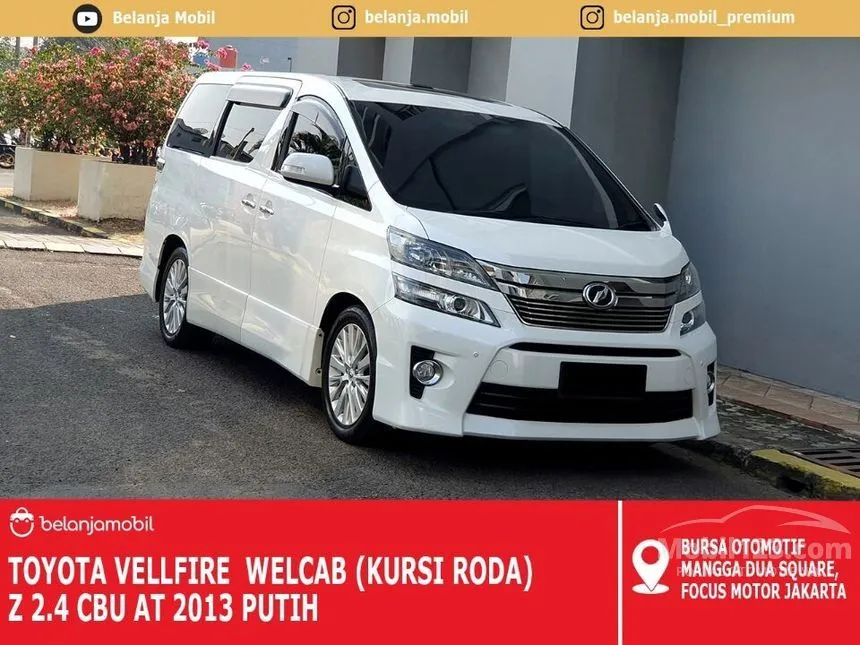 Jual Mobil Toyota Vellfire 2013 Z 2.4 di Jawa Barat Automatic Van Wagon Putih Rp 378.000.000