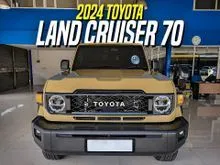 2024 Toyota Land Cruiser 2.8 70 GXL SUV Beige on Black LC70 LC Bundera Japan Sand Coklat Brown