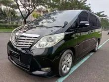 Toyota Alphard 2.4 G Premium Sound AT 2010 Hitam TDP 90jt Kondisi Mobil Istimewa Bergaransi dan Dijamin Siap Pakai
