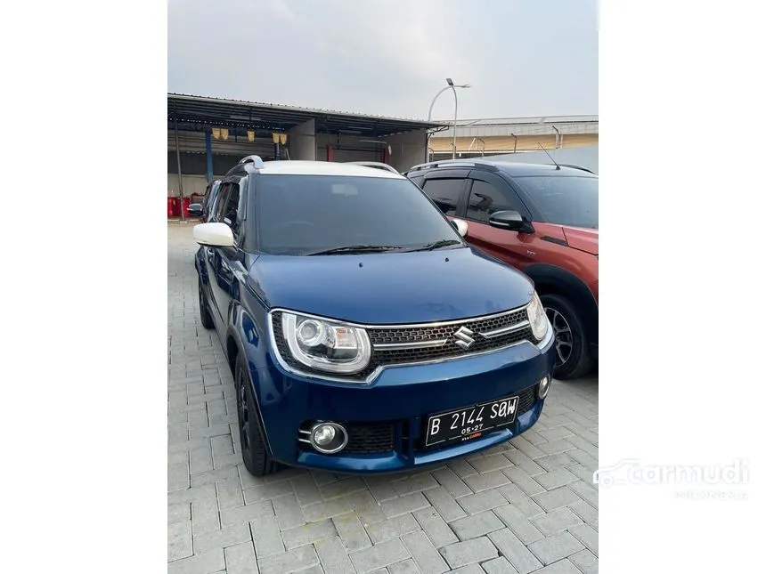Jual Mobil Suzuki Ignis 2017 GX 1.2 di Banten Automatic Hatchback Biru Rp 120.000.000