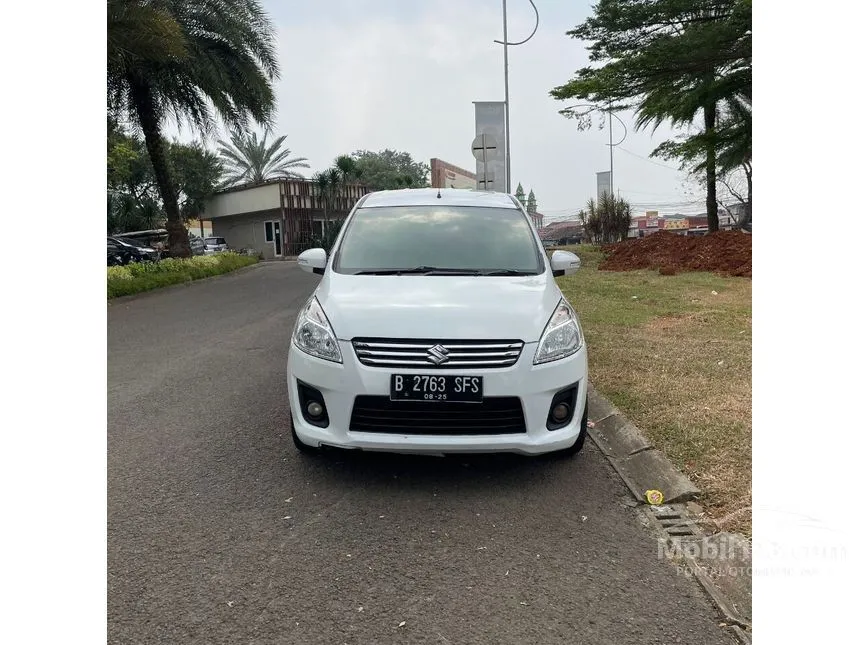 Jual Mobil Suzuki Ertiga 2015 GX 1.4 di Banten Automatic MPV Putih Rp 135.000.000