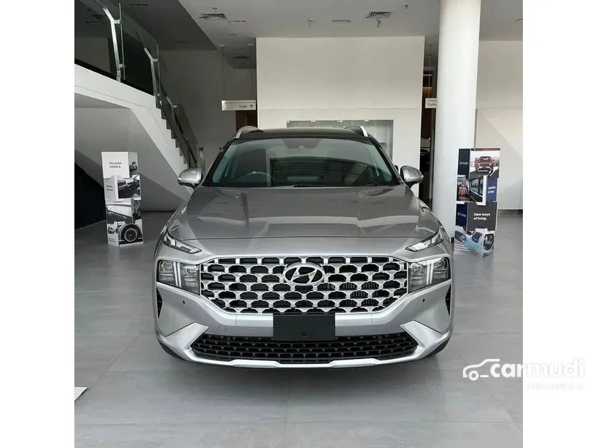 Jual Mobil Hyundai Santa Fe 2023 Signature 2.5 di Banten Automatic SUV Silver Rp 605.000.000