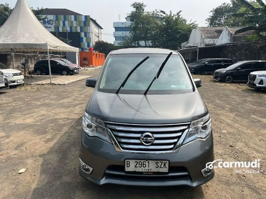Jual Mobil Nissan Serena 2017 Highway Star 2.0 di Banten Automatic MPV Abu