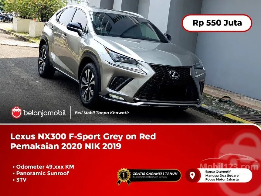 Jual Mobil Lexus NX 300 2019 F Sport 2.0 di Jawa Barat Automatic SUV Abu