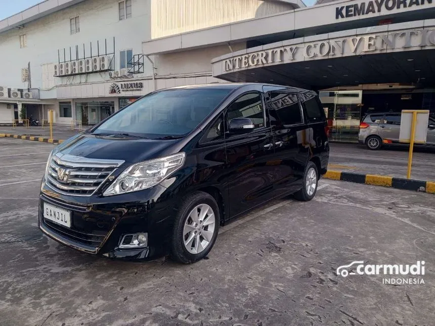 Jual Mobil Toyota Alphard 2014 G 2.4 di DKI Jakarta Automatic MPV Hitam Rp 295.000.000