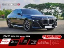 2023 BMW 735i 3.0 M Sport Sedan Mild-Hybrid (Faktur 2024) Odo 4 Rbuan Pajak Panjang (LIKE NEW) BMW 735i G70