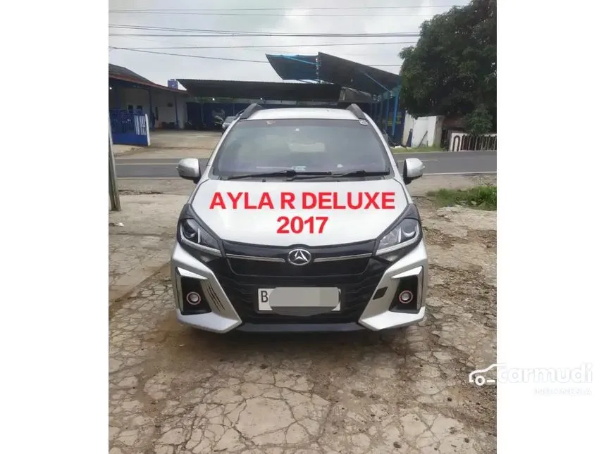 Jual Mobil Daihatsu Ayla 2017 R Deluxe 1.2 di Lampung Manual Hatchback Silver Rp 125.000.000