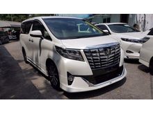 2016 Toyota Alphard 3.5 Executive Lounge MPV JBL Modelista Bodykit 4 Camera Pilot Seat Cream Interior Unreg