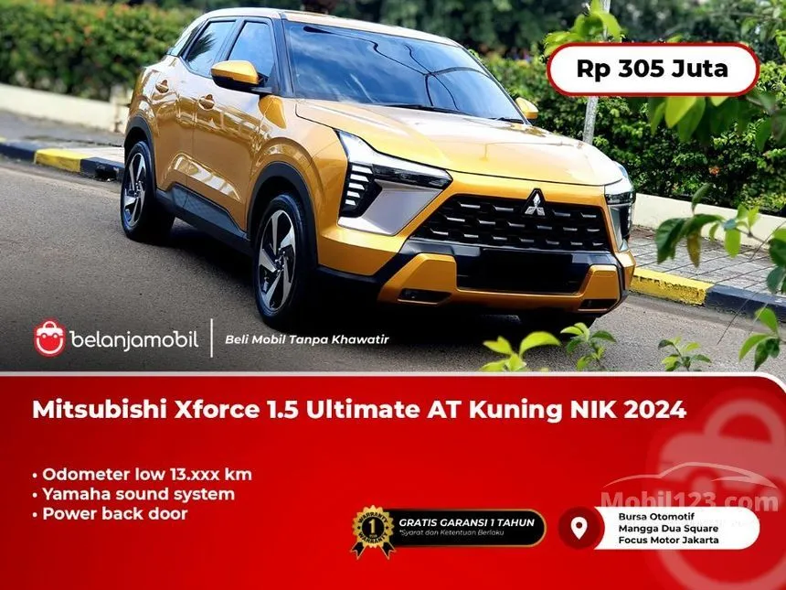 Jual Mobil Mitsubishi XFORCE 2024 Ultimate 1.5 di DKI Jakarta Automatic SUV Kuning Rp 305.000.000